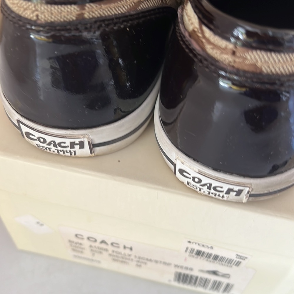 Coach Folly sneakers size 7 used with box - Picture 4 of 8